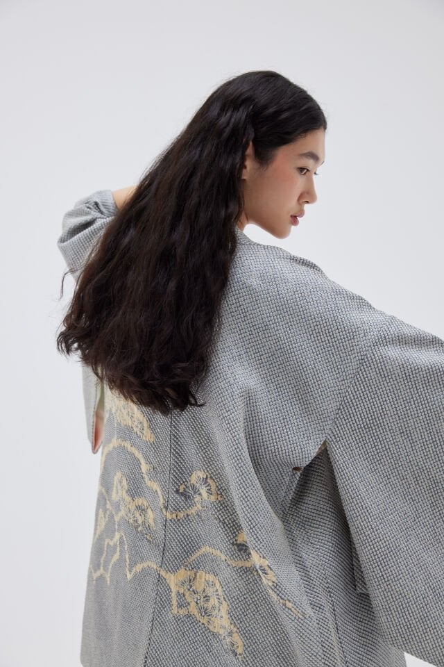 MATSU vintage ipek kimono ceket