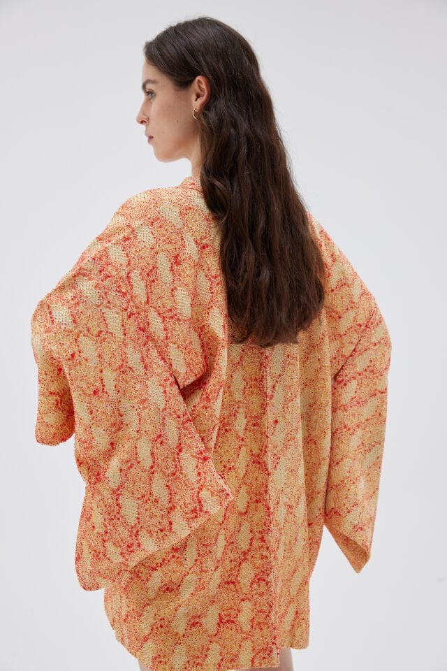 TEA PARTY vintage ipek kimono ceket