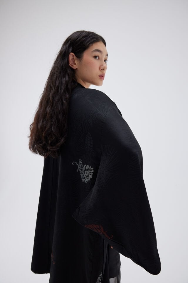 PINECONE WHISPERS vintage ipek kimono ceket
