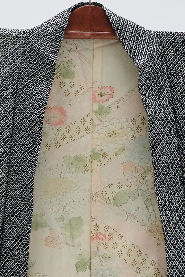 OCEAN SPRAY vintage ipek kimono ceket