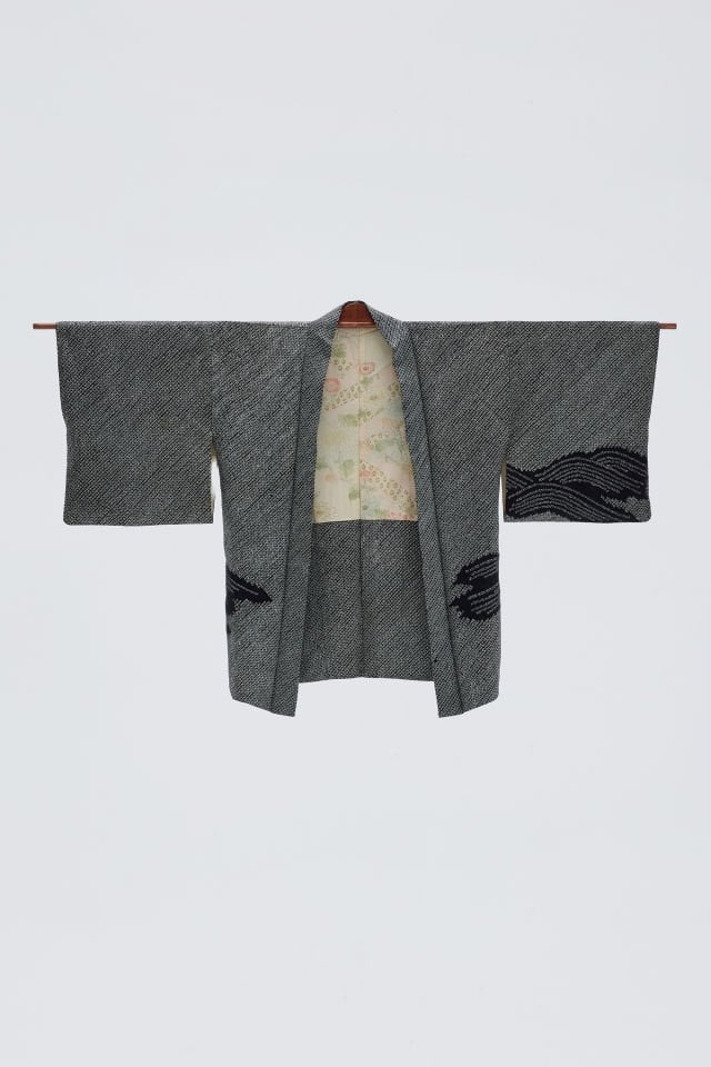 OCEAN SPRAY vintage ipek kimono ceket