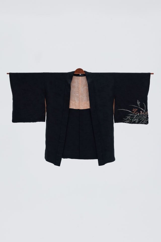 AKIKUSA vintage ipek kimono ceket
