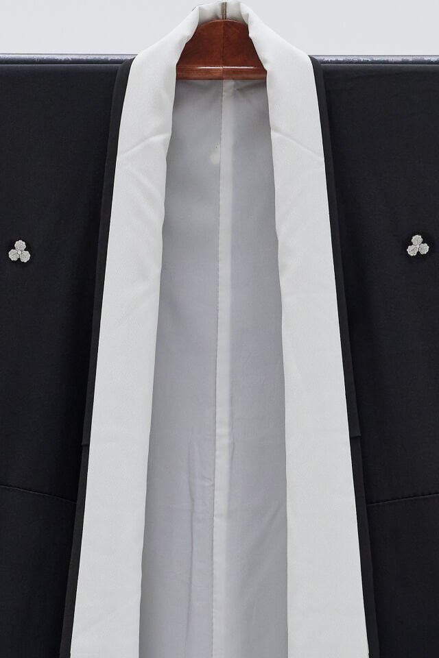 OOKU vintage ipek kuro-tomesode kimono