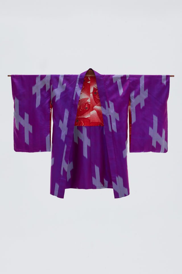 MAJESTIC KOI vintage ipek kimono ceket