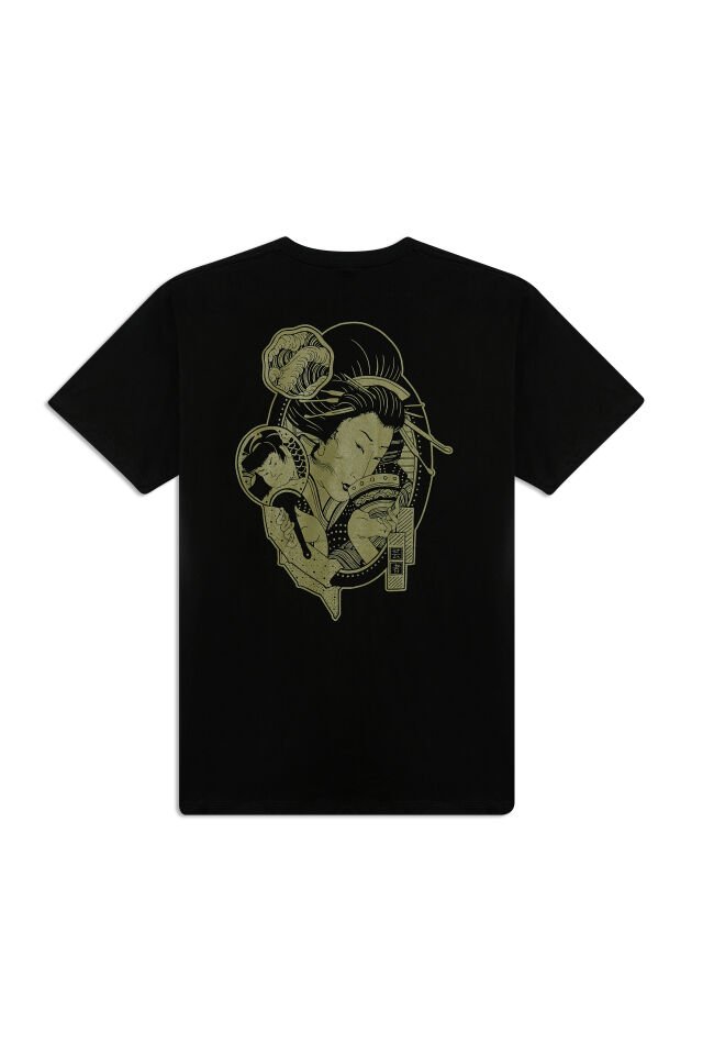 CHAO baskılı unisex t-shirt