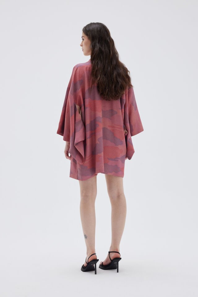 ASAGOA  vintage ipek kimono ceket