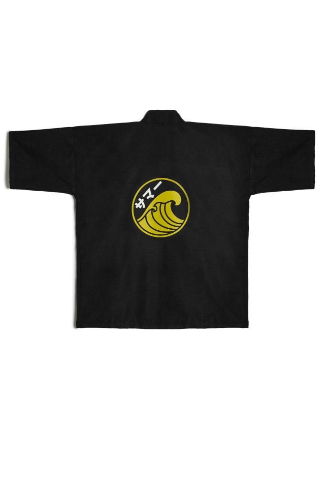 WAVE baskılı Hanten HAPPI unisex ceket