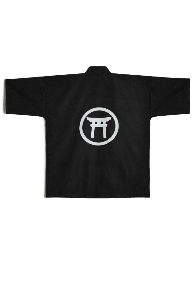 TEMPLE baskılı Hanten HAPPI unisex ceket