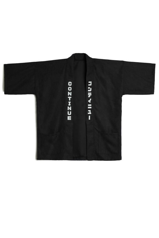 KOI FISH baskılı Hanten HAPPI unisex ceket