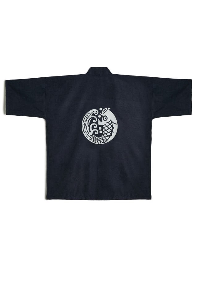 KOI FISH baskılı Hanten HAPPI unisex ceket