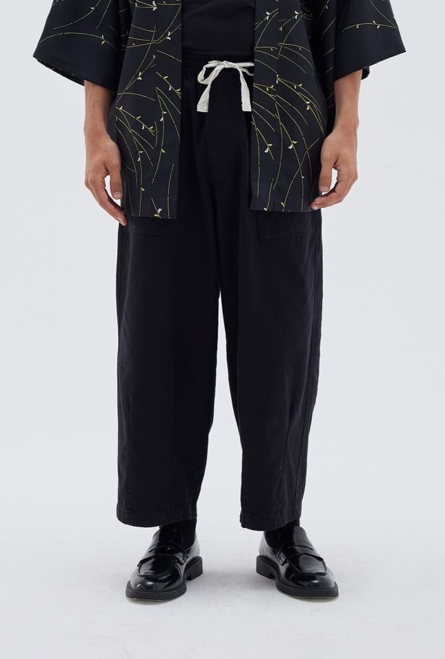 Cocoon pants k.lacivert unisex pantolon