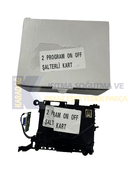 ARÇELİK BULAŞIK KART 2 PROGRAM ON - OFF ŞALTERLİ (SIFIR ÜRÜN)