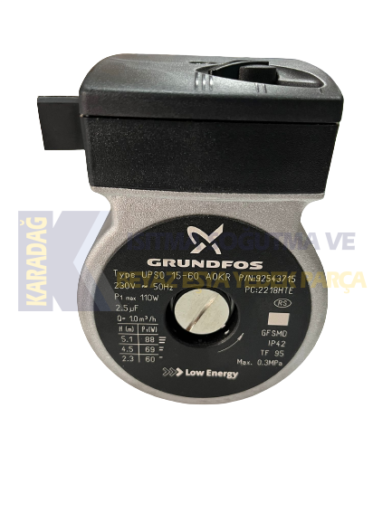 Grundfos Pompa 15/60 110W 3 Devir