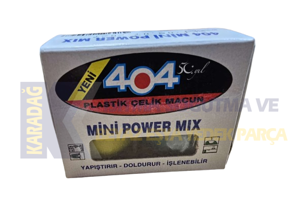 404 POWER MİX YAPIŞTIRICI 40GR PLASTİK ÇELİK MACUN