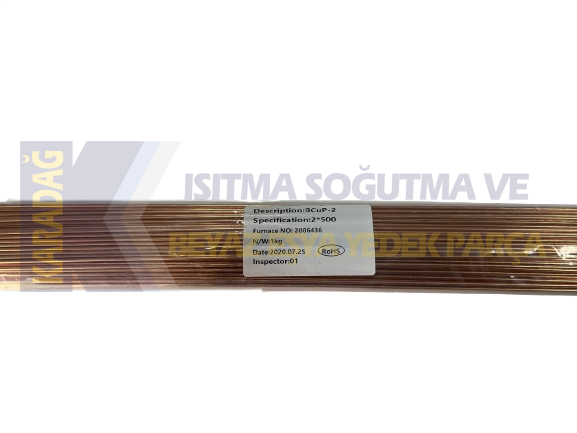 KAYNAK TELİ BCU93P 2X500 YUVARLAK 1 KG (İTHAL)