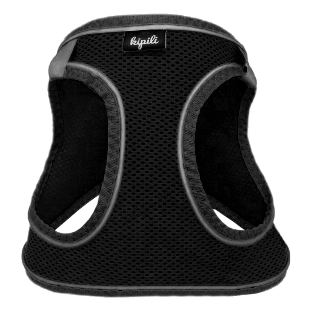 Üç Kilitli Sportif Kedi Köpek Göğüs Tasması 30-38 cm Small Siyah