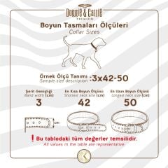 Doggie Konfor Seri Dokuma Köpek Boyun Tasması 5x55-65cm Siyah