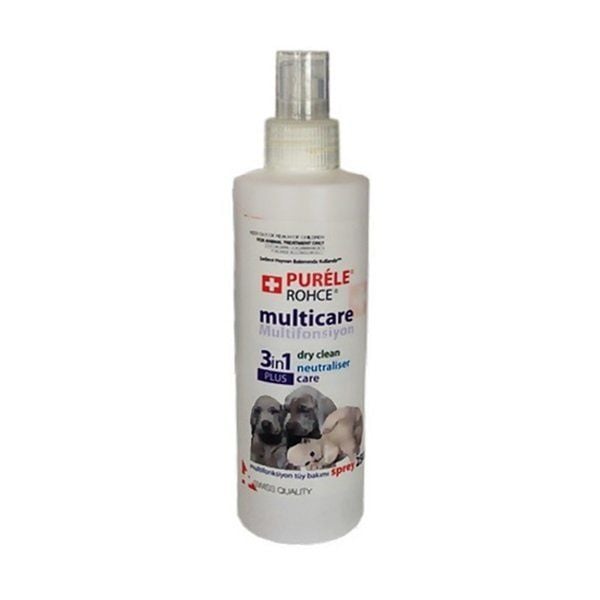 Purele 3IN1 Multifonksiyon Care Kedi Köpek Tüy Bakımı Spreyi 250 ml