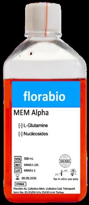 MEM Alpha with L-Glutamine , without nucleosides Liquid 0.5 L