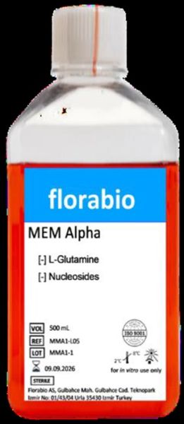 MEM Alpha with L-Glutamine , without nucleosides Liquid 1L