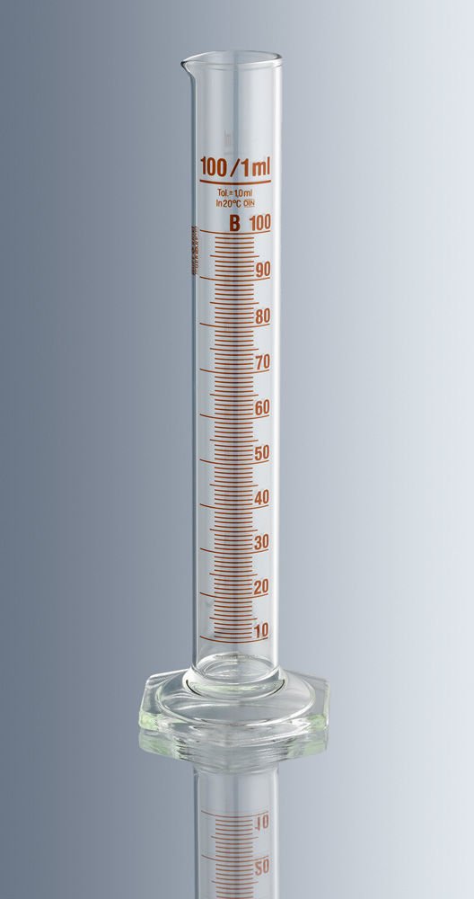 Marienfeld 2103140 Cam Mezür, B Sınıfı, Uzun Form, Amber Renk Taksimatlı, 500 ml  Ambalaj Miktarı: 1 Ad.