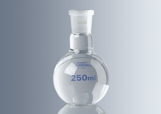 Marienfeld 4312603 Cam Balon, Dibi Düz, Şilifli, 50 ml, 29/32  Ambalaj Miktarı: 1 Ad.