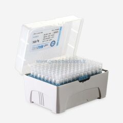 ISOLAB TF-R-S-1250 pipet ucu - filtreli - şeffaf - ISOLAB - 1250 ul - 96 adet/kutu - low retention - steril    1 paket = 96 adet