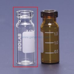 ISOLAB 095.02.001 vial - crimp kapak - N11 - 1,5 ml - 11,6 x 32mm - şeffaf    1 paket = 100 adet