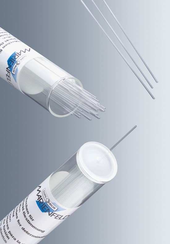 Marienfeld 2940205 Erime Noktası Tayin Pipeti, Cam, Bir Ucu Açık, 80x1.0 mm  Ambalaj Miktarı: 100 Ad.