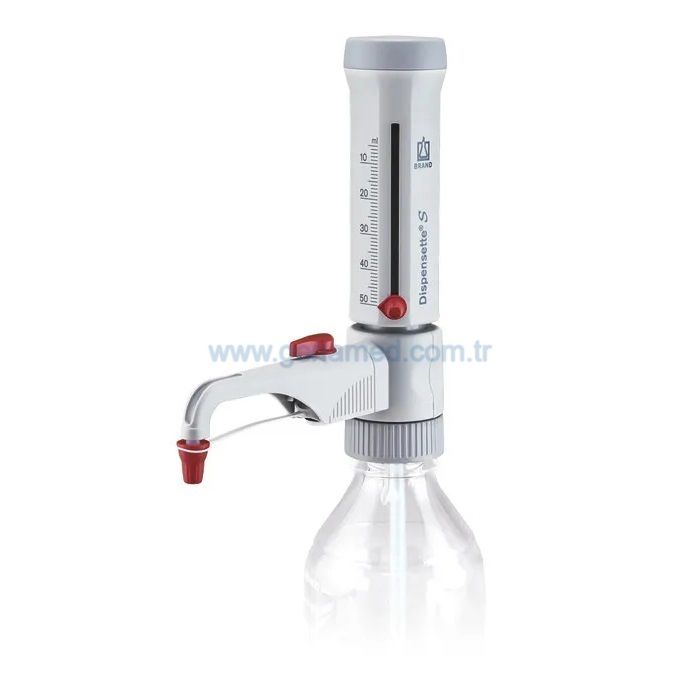 Brand 4600161 Dispensette® S  Ayarlanabilir Hacim Dispenser - Vanalı  5 - 50  ml