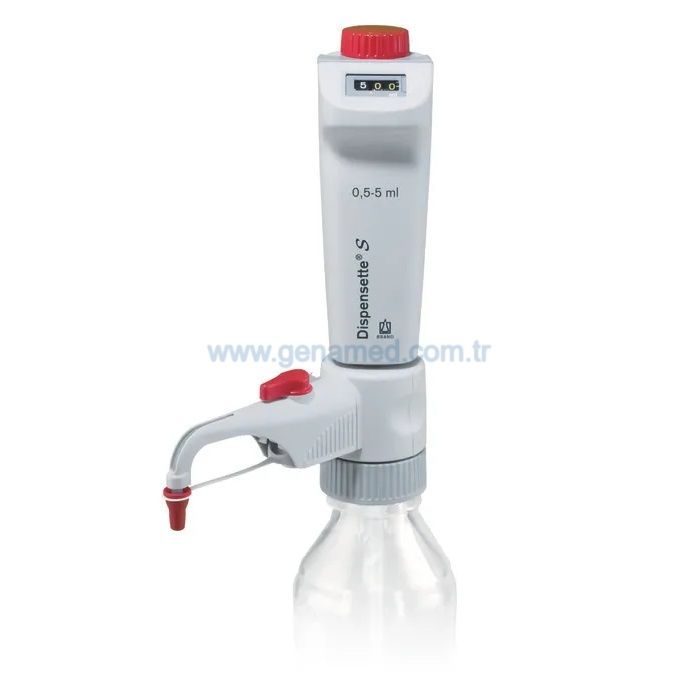 Brand 4600331 Dispensette® S  Dijital Dispenser - Vanalı  0.5 - 5   ml
