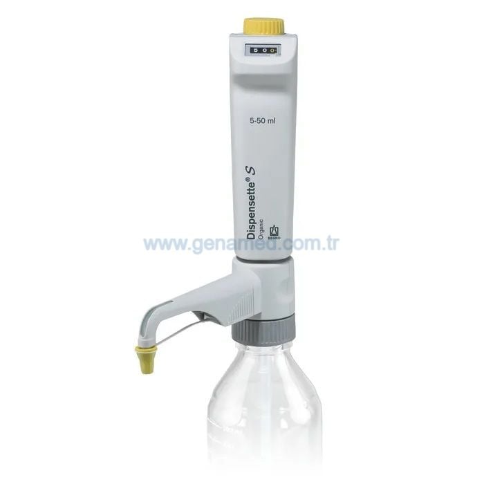 Brand 4630360 Dispensette® S Organic Ayarlanabilir Hacimli Dispenser - Vanasız  5-50 mL