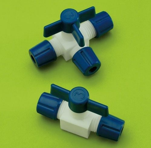 LP Italiana L295480 PTFE Boru Bağlantısı, ''T'' Şekilli, Musluklu, 6x2 mm  Ambalaj Miktarı: 1 Ad.