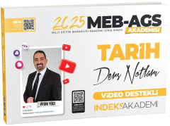 İndeks Akademi 2025 MEB AGS Tarih Video Ders Notları