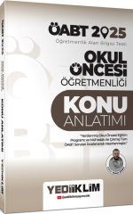 Yediiklim Yayınları 2025 ÖABT Okul Öncesi Öğretmenliği Konu Anlatımı