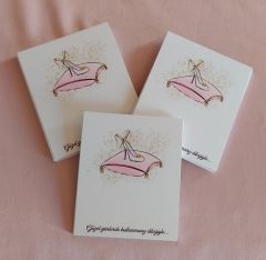 350 gram 1. Sınıf Kuşe Kağıt - 8 Cm * 9.5 Cm - Bijuteri Ürün Tanıtım Kartı - 068 50 Adet