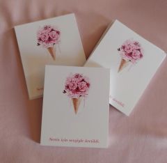 350 gram 1. Sınıf Kuşe Kağıt - 8 Cm * 9.5 Cm - Bijuteri Ürün Tanıtım Kartı - 080 50 Adet
