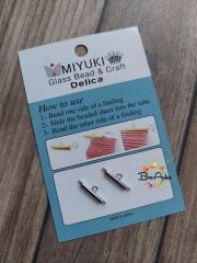 1 Çift (2 adet) Gold Renk 15 mm Orjinal Miyuki Korniş Kapama
