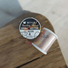 ﻿No:4 Gül Renk 50 metre Miyuki Boncuk İpi