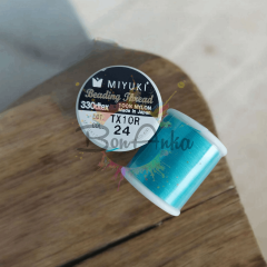 ﻿No:24 Turkuaz Renk 50 metre Miyuki Boncuk İpi