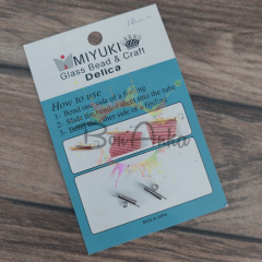 (1 Çift-2 adet) Gümüş Renk 10 mm Orjinal Miyuki Korniş Kapama