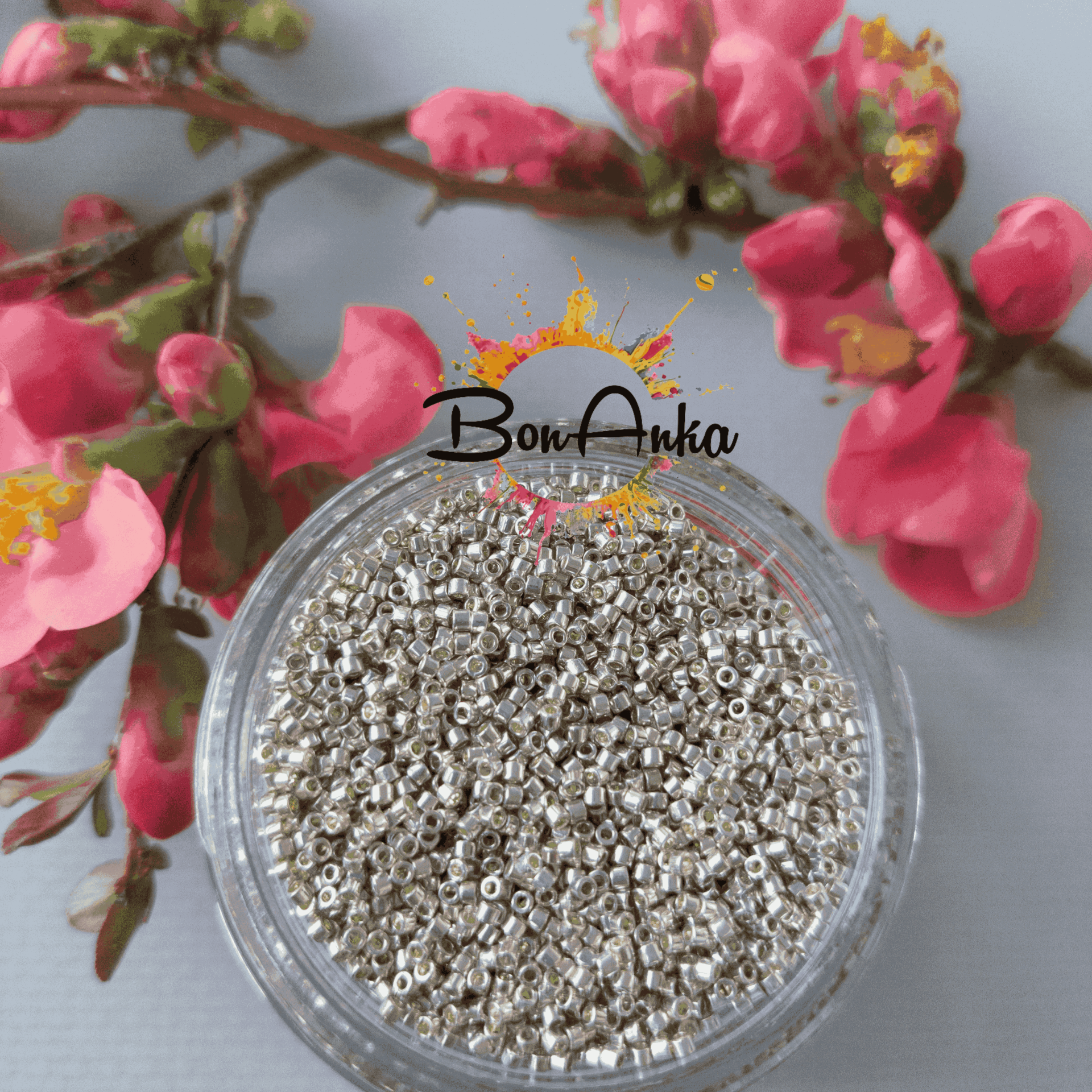 No:027 Miyuki Delica Boncuk DB-0035 (Galvaniz Kaplama Gümüş)