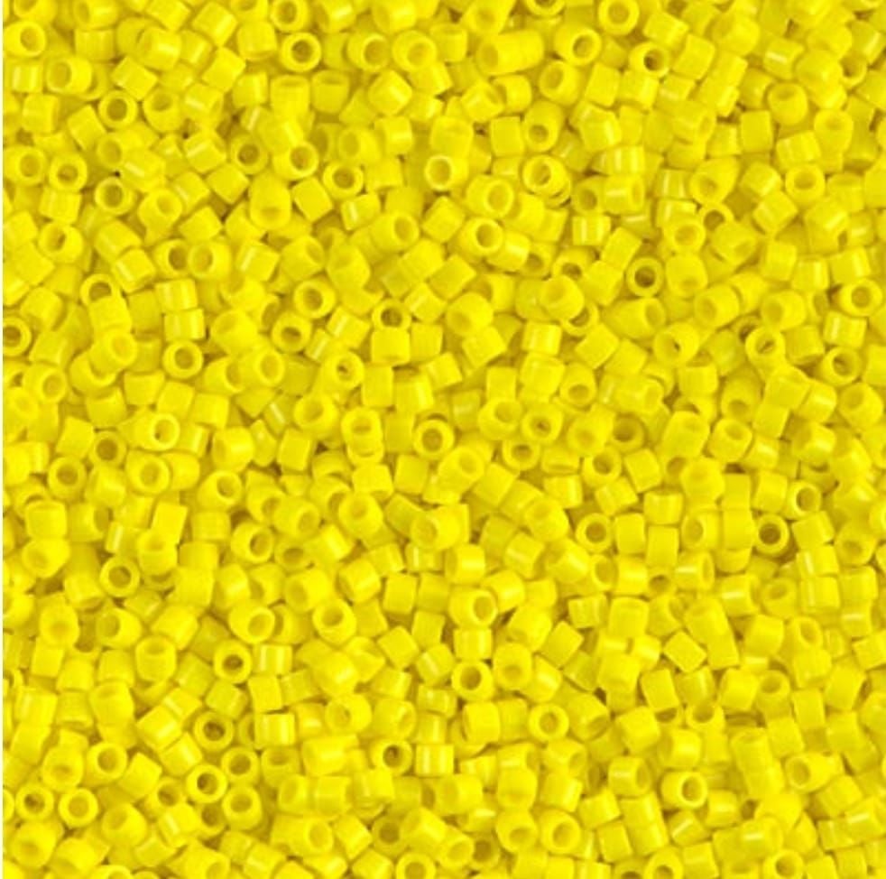 No:035 Miyuki Delica Boncuk DB-0721 (Opak Sarı) 5 Gram