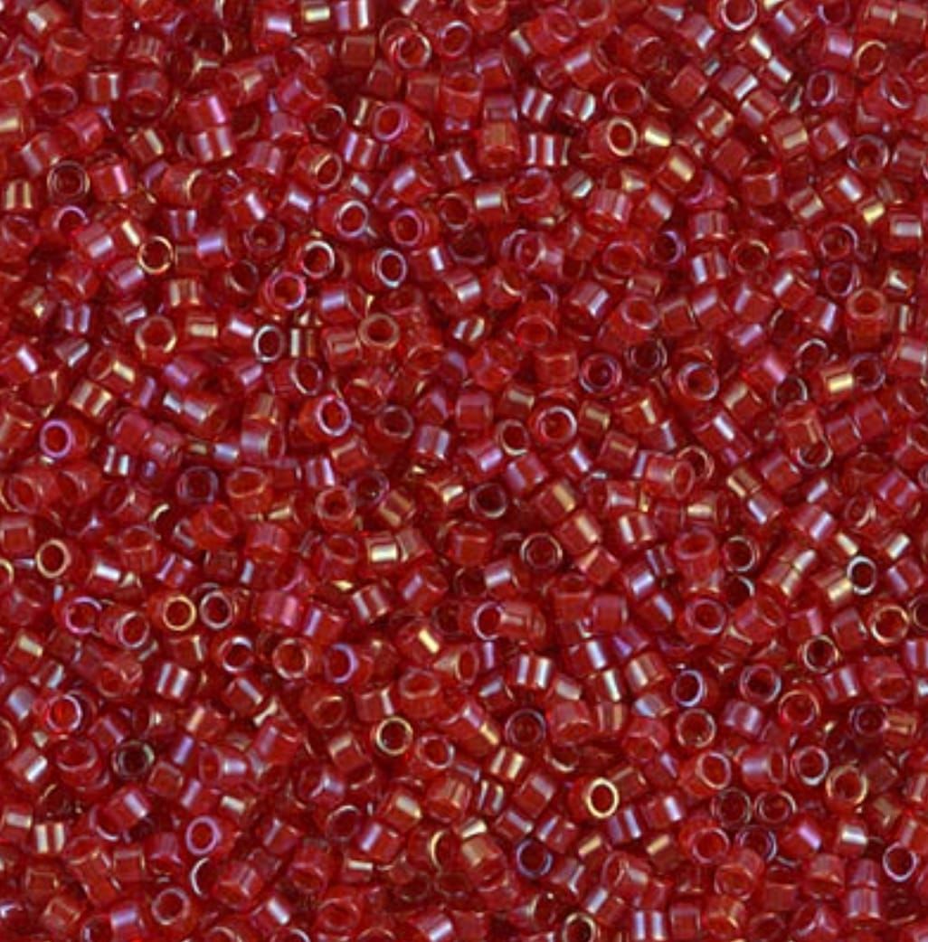 No:069 Miyuki Delica Boncuk DB-0295 (Parlak Yakut Kırmızı) 7.5 Gram (Kutu Hediyeli)