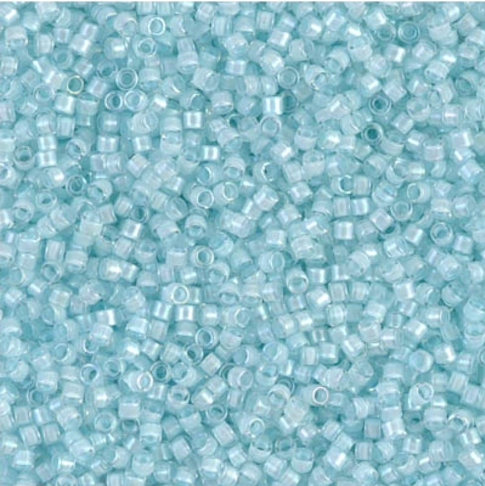 No:177 Miyuki Delica Boncuk DB-0078 (Kristal Parıltılı Mavi) 7.5 Gram (Kutu Hediyeli)