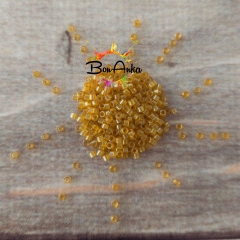 No:049 Miyuki Delica Boncuk DB-0119 (Şeffaf Koyu Sarı)
