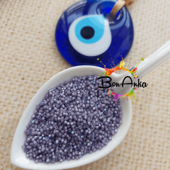 5 g No:407 Miyuki Delica 11/0 Boncuk DB1789 Alacalı Mor