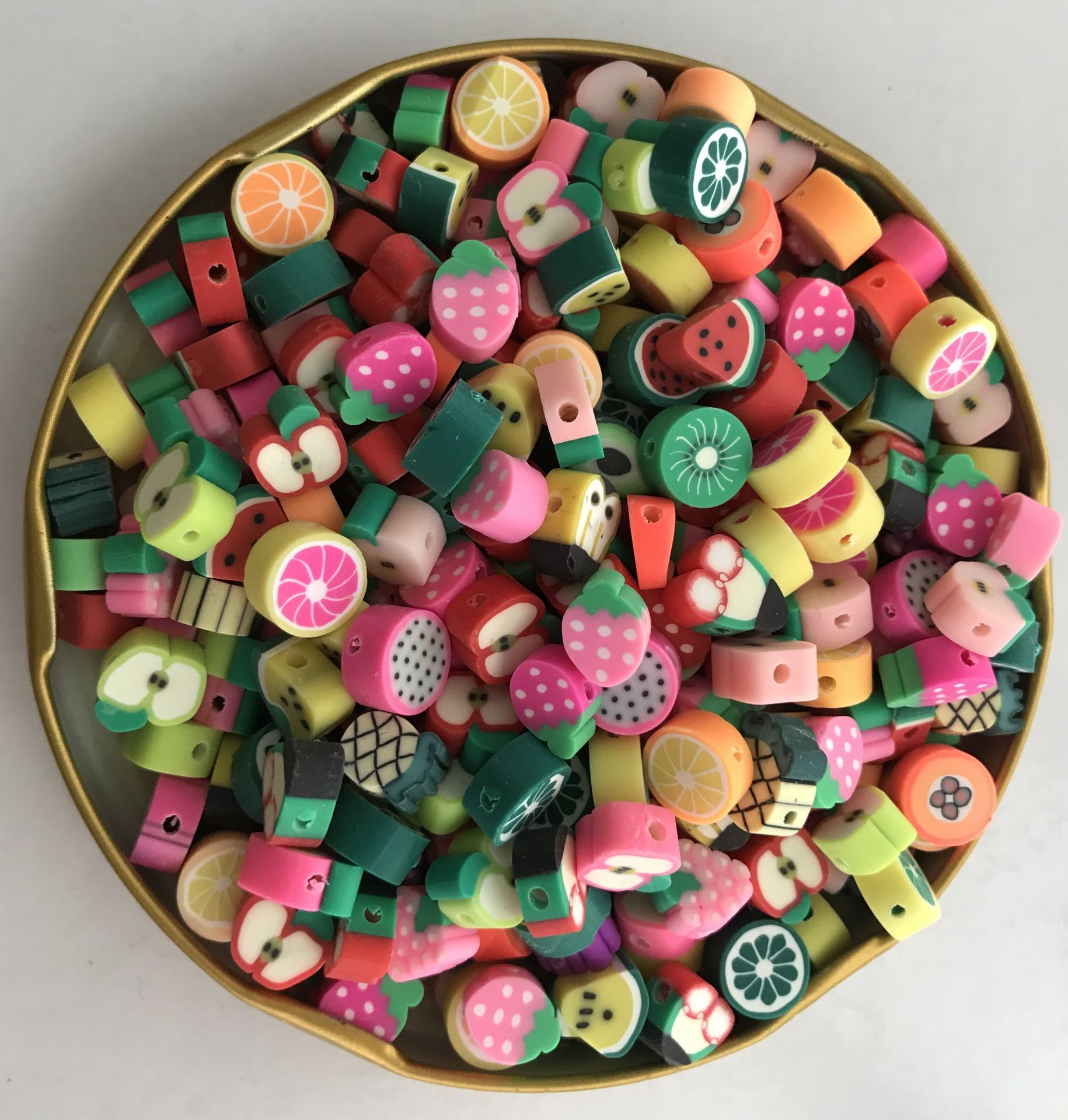(25 Adet) Polimer Fimo Boncuk - 001