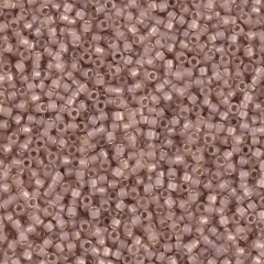 (5 gram) - No:379 Miyuki Delica Boncuk DB-1459 (Gümüş Kaplamalı Kahverengi)