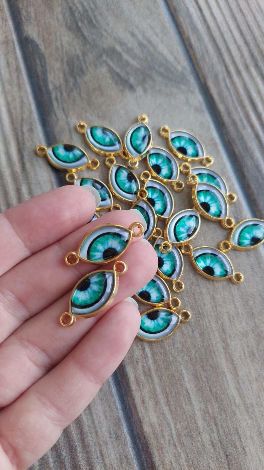 Çift Kulplu Göz Model Bileklik Ara Aparatı 001 (18 mm * 10 mm)